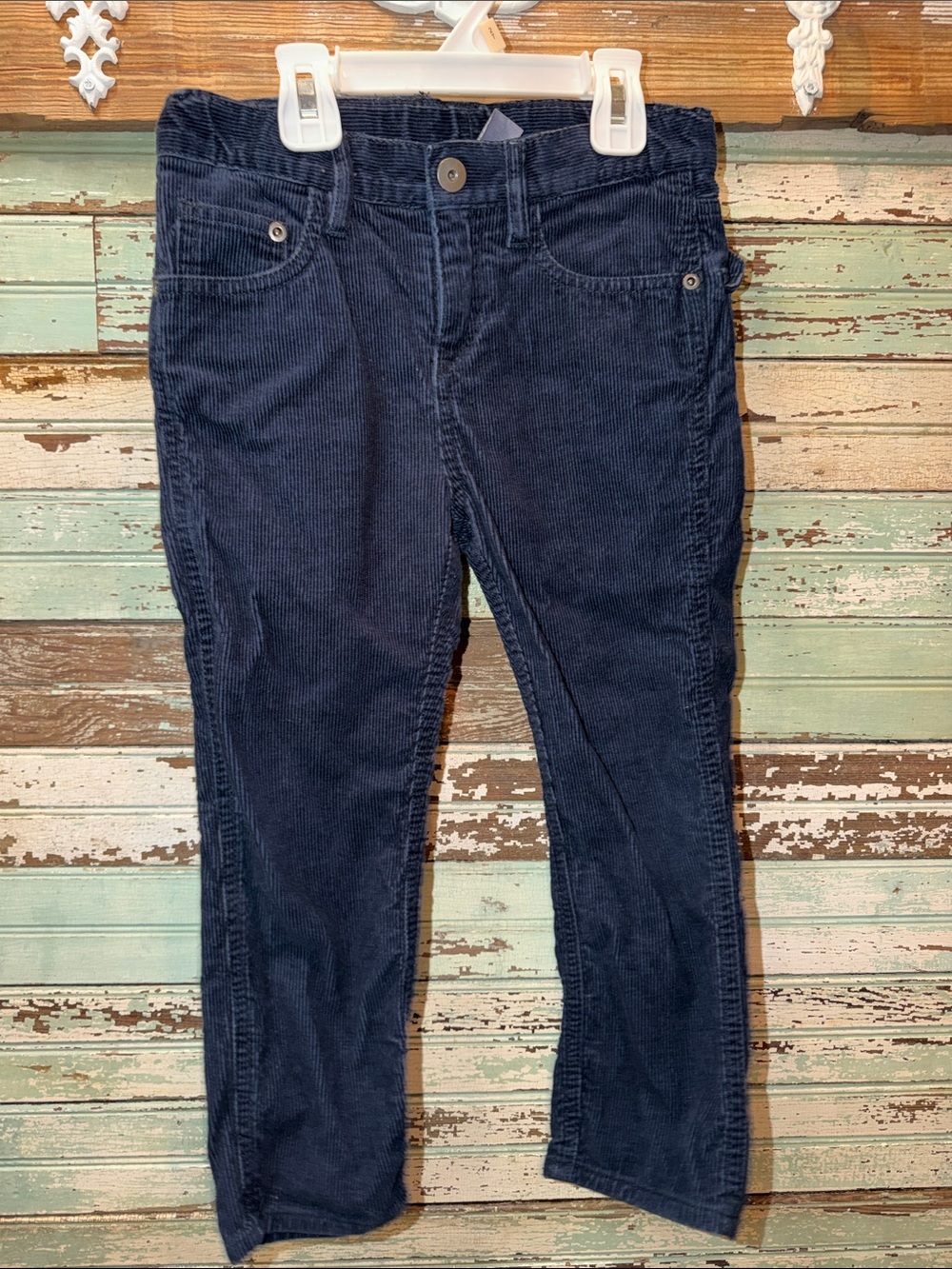 H & M Navy Corduroy Pants - Classic Comfort
